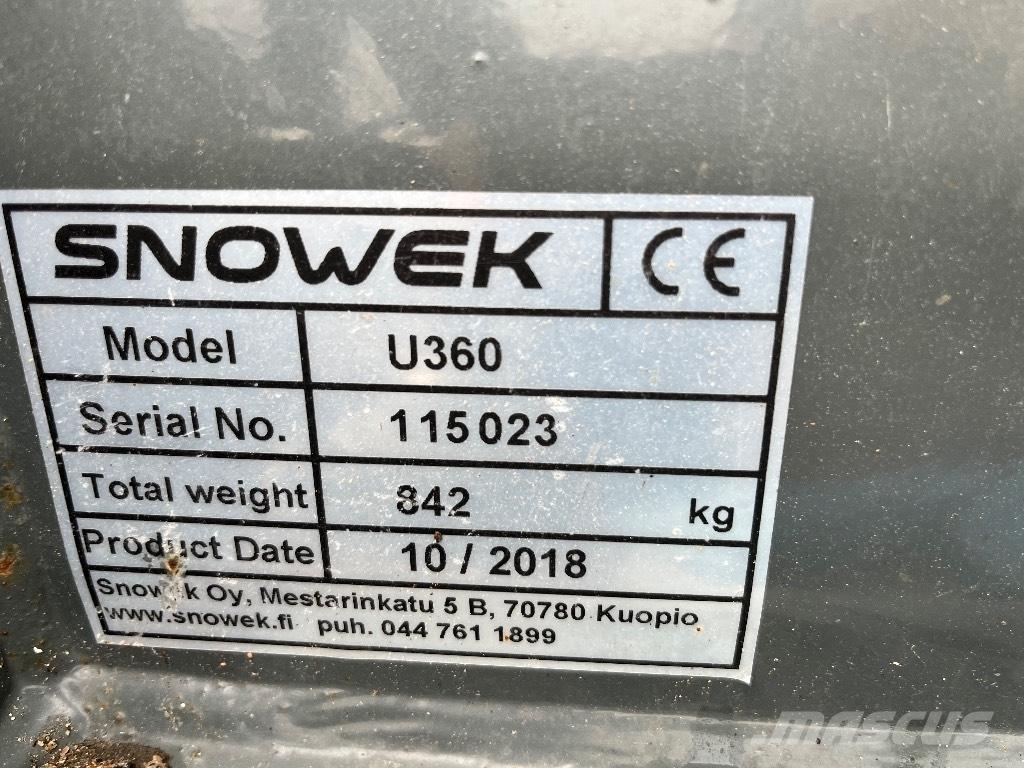 Snowek U360 Снігоочищувальні ножі та плуги