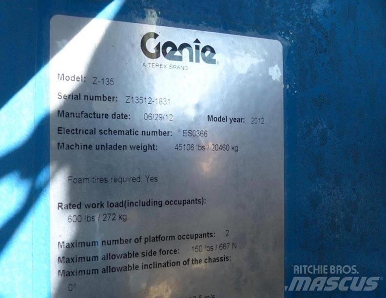 Genie Z135 Колінчаті підйомники