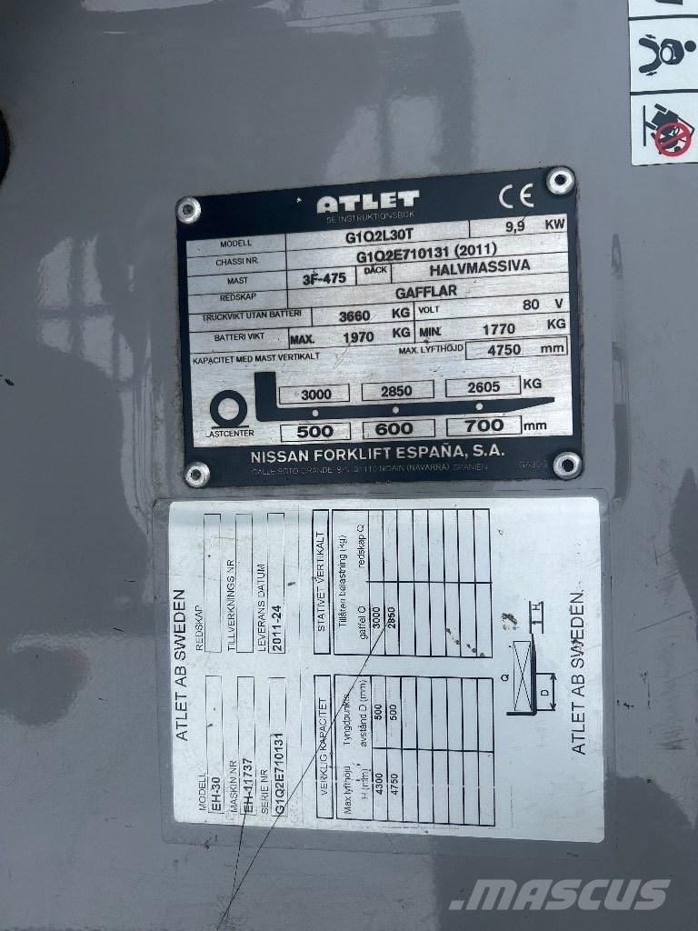 Atlet L30T Електронавантажувачі