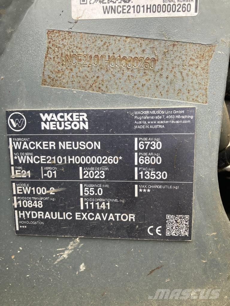 Wacker Neuson EW 100 Колісні екскаватори