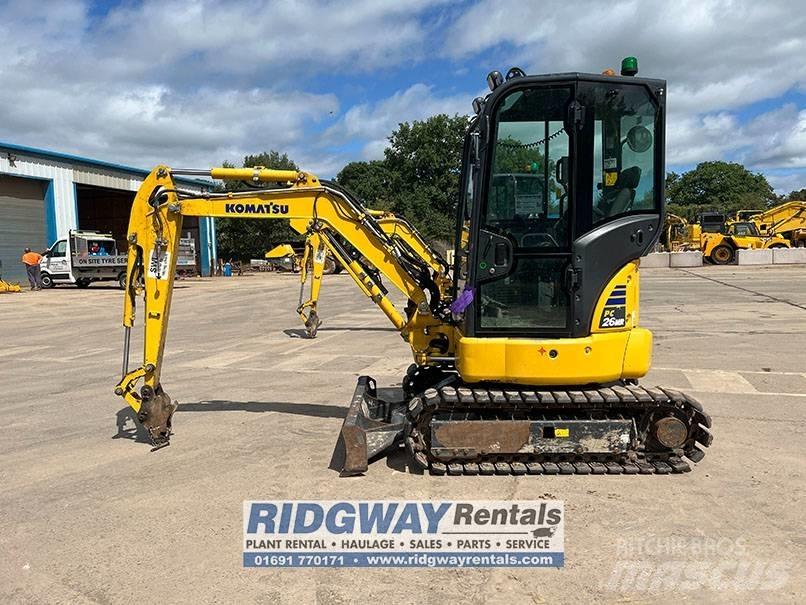Komatsu PC 26 MR Міні-екскаватори < 7т