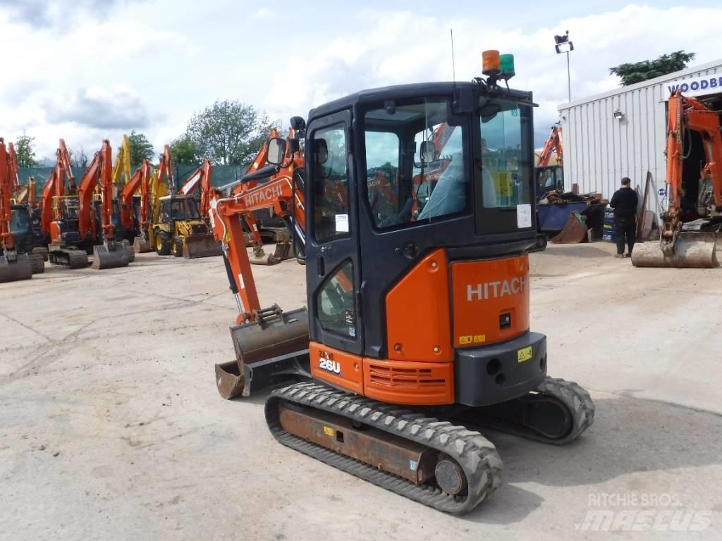 Hitachi ZX 26 U-6 Міні-екскаватори < 7т