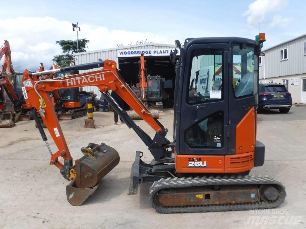 Hitachi ZX 26 U-6 Міні-екскаватори < 7т