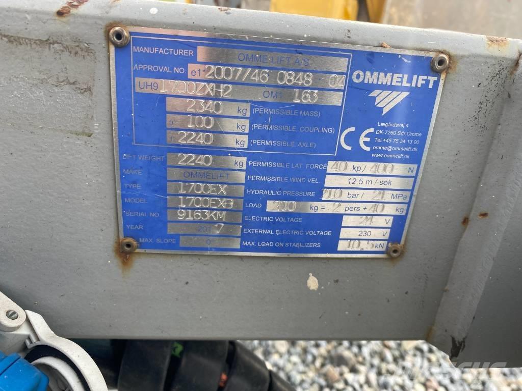 Omme 1700 EBX Вишки-причепи