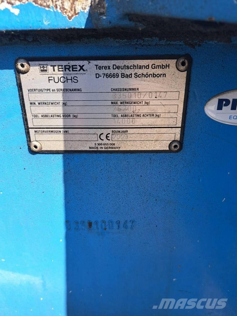 Fuchs MHL 335 Перевантажувачі металобрухту/промислові навантажувачі