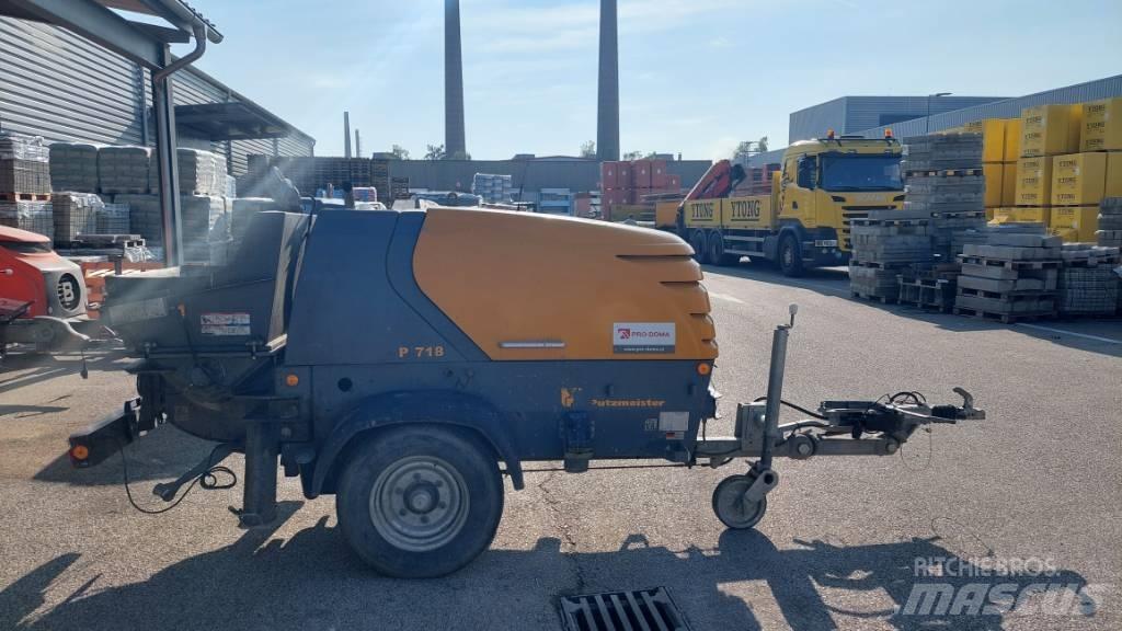 Putzmeister P 718 TD Бетононасоси