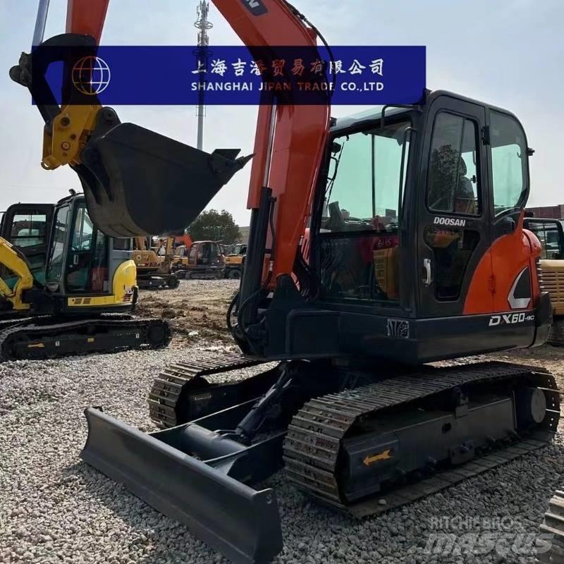 Doosan DX 60-9C Міні-екскаватори < 7т