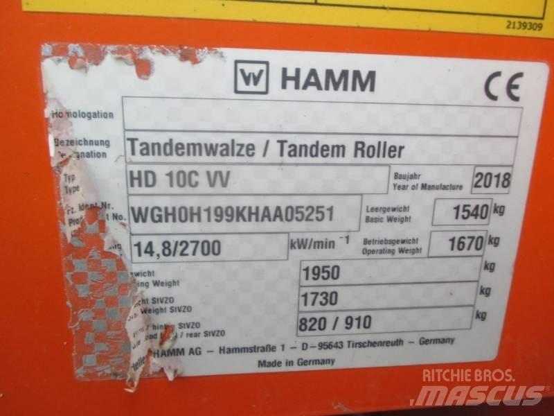 Hamm HD 10 C VV Котки тротуарні