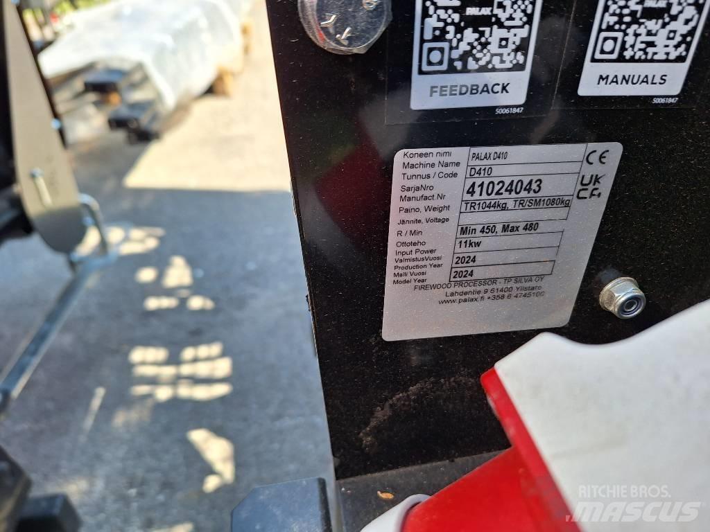 Palax D410 PRO+ Дровоколи, рубальні машини, дробарки