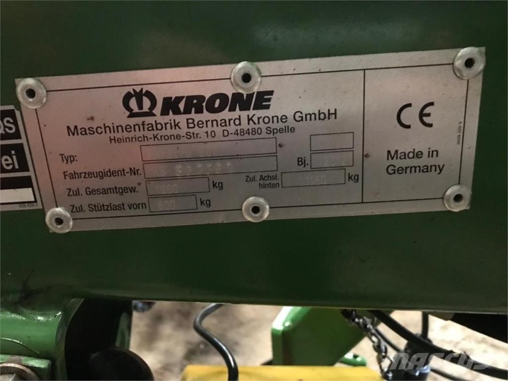 Krone Swadro 807 Рядкові жатки