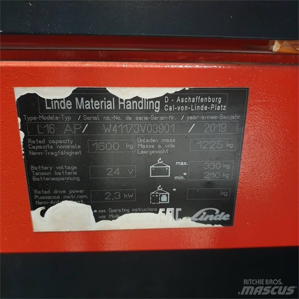 Linde L16APi Ручний візок
