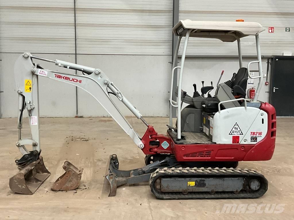 Takeuchi TB 216 Міні-екскаватори < 7т