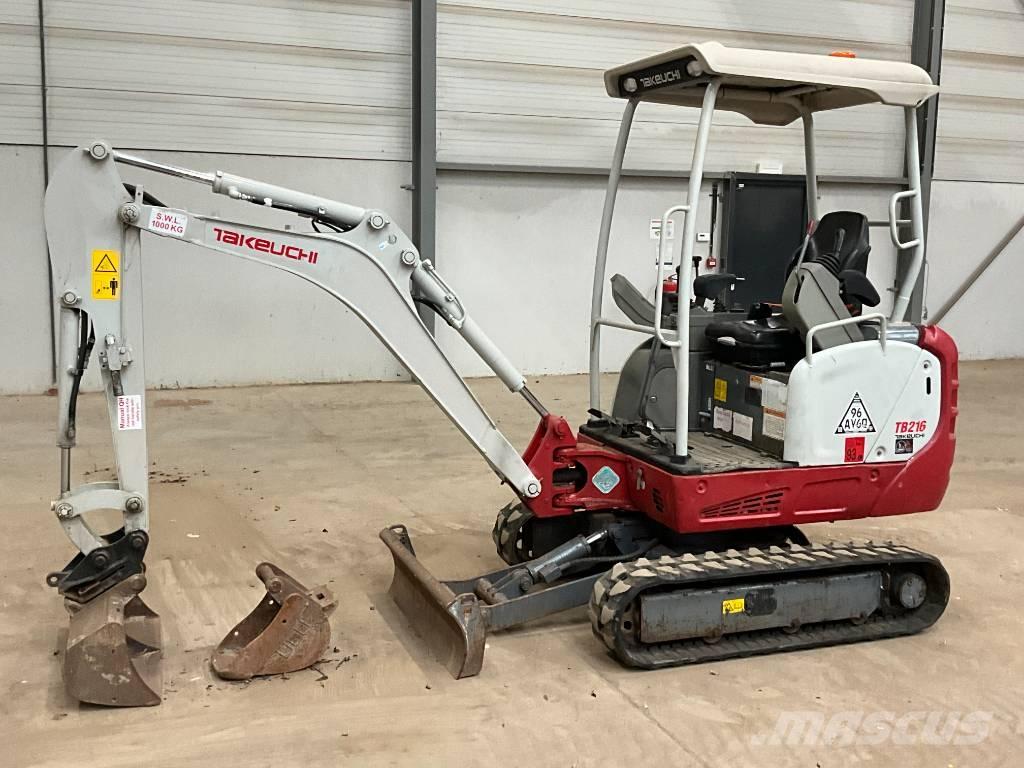 Takeuchi TB 216 Міні-екскаватори < 7т