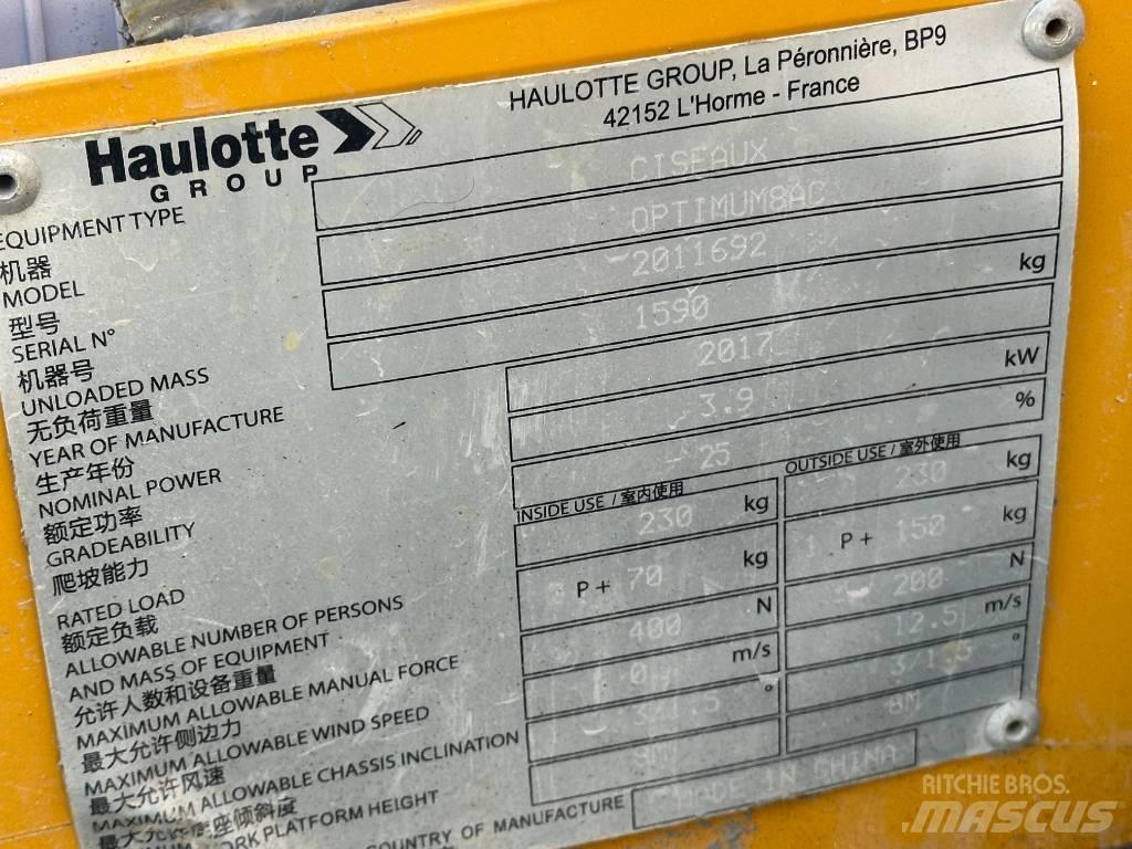 Haulotte OPTIMUM 8 Підйомники-ножиці