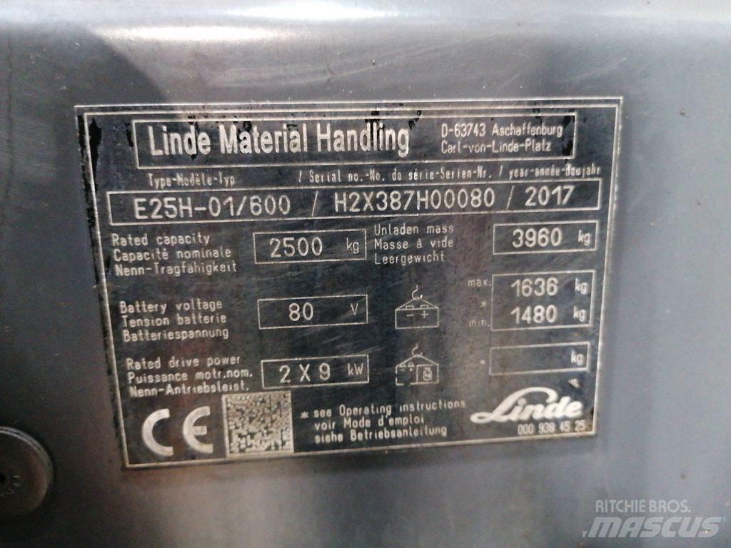 Linde E25H-01/600 Електронавантажувачі