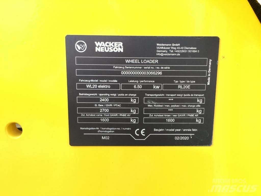 Wacker Neuson WL20e Фронтальні навантажувачі
