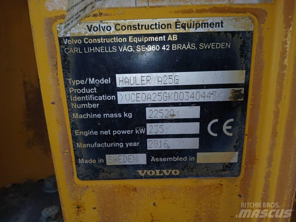Volvo A 25 G Зчленовані самоскиди