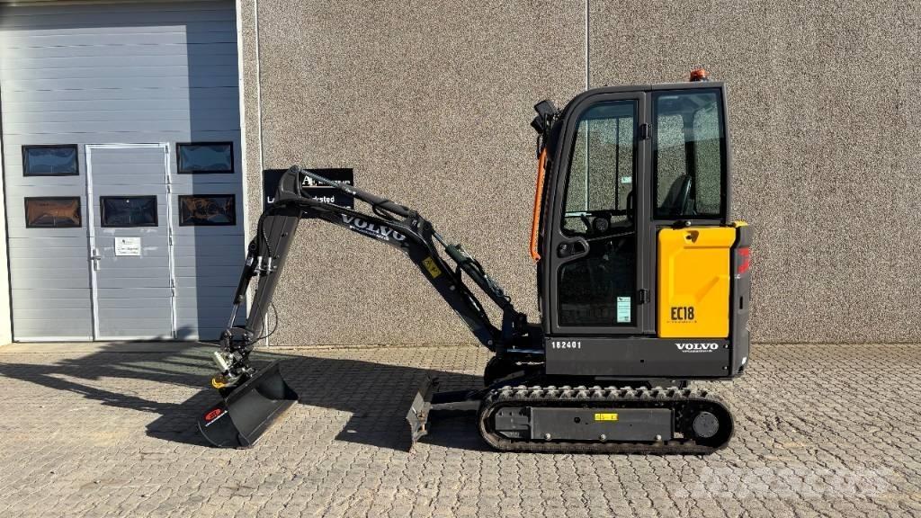 Volvo EC 18 Electric Міні-екскаватори < 7т