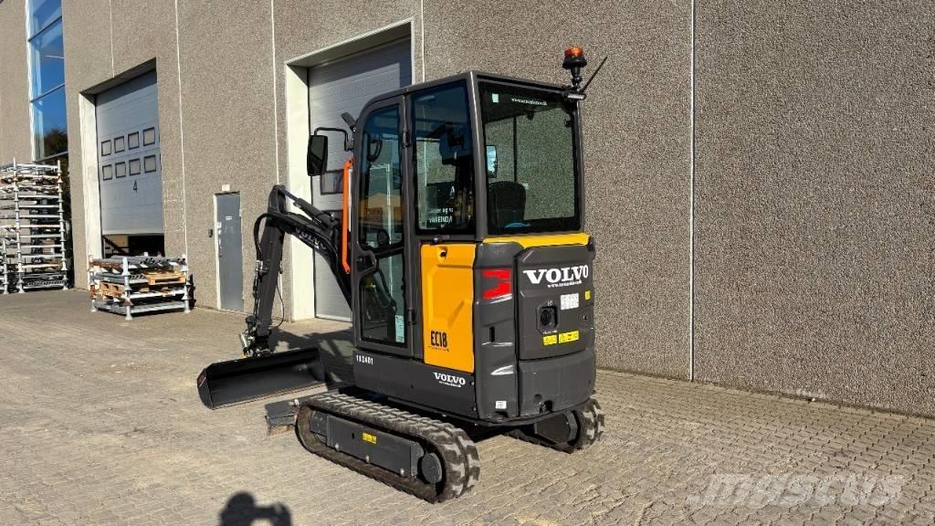 Volvo EC 18 Electric Міні-екскаватори < 7т