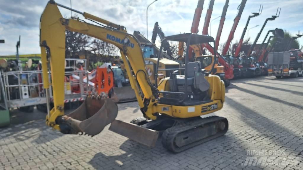 Komatsu PC27R-8 Міні-екскаватори < 7т