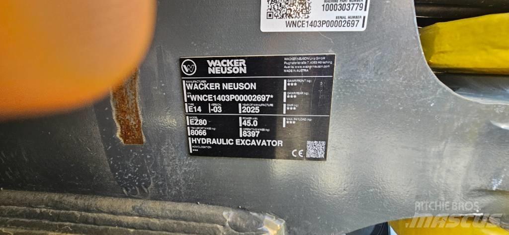 Wacker Neuson EZ 80 Середні екскаватори 7т. - 12т.