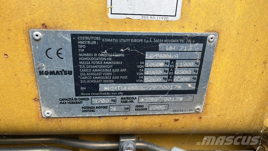 Komatsu WH 713 Телескопічні навантажувачі