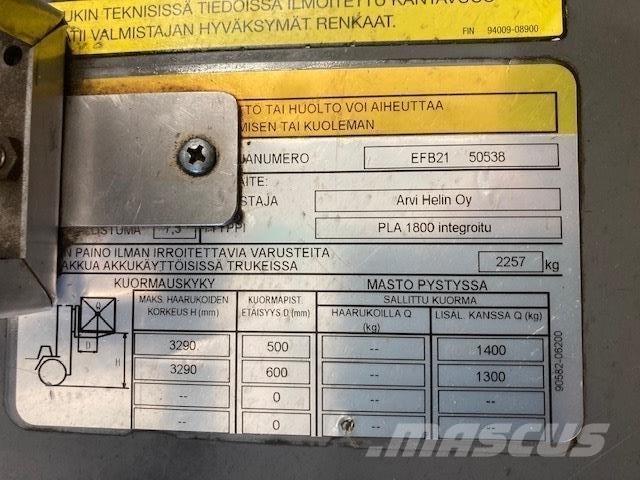 Mitsubishi FB15PNT Електронавантажувачі