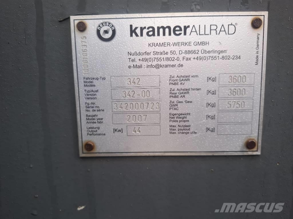 Kramer 380 Фронтальні навантажувачі