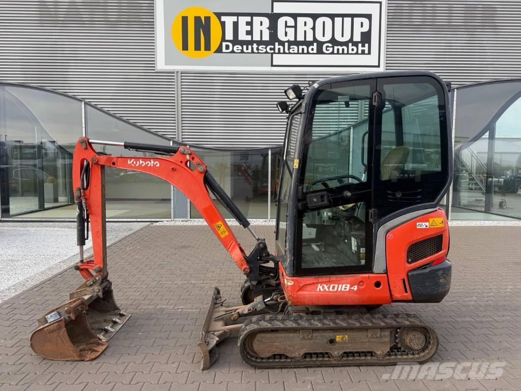 Kubota KX 018-4 Міні-екскаватори < 7т