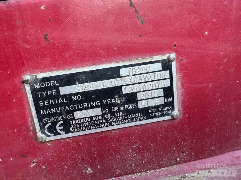 Takeuchi TB 290 Гусеничні екскаватори