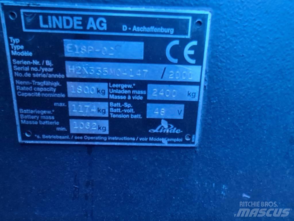Linde E16P Електронавантажувачі