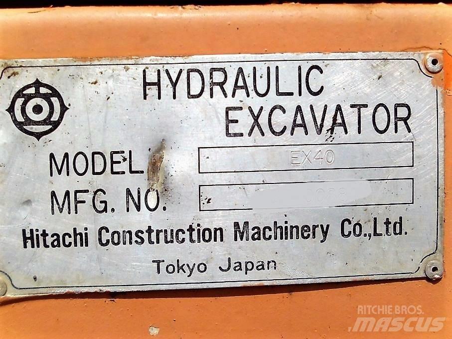 Hitachi EX 40 Міні-екскаватори < 7т
