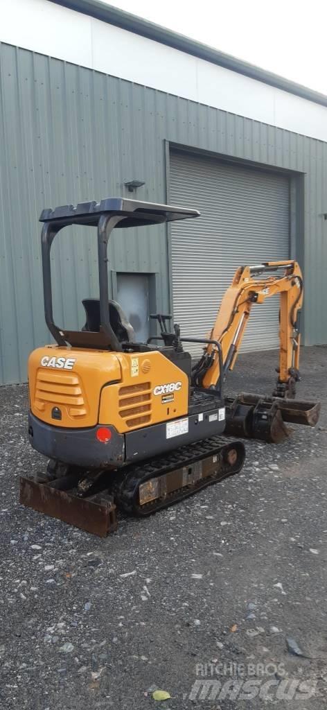 CASE CX18C CANOPY Міні-екскаватори < 7т