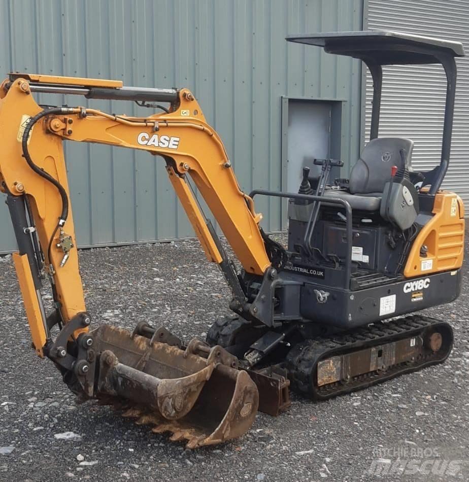 CASE CX18C CANOPY Міні-екскаватори < 7т