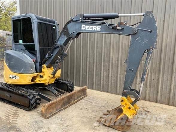 John Deere 35D Міні-екскаватори < 7т