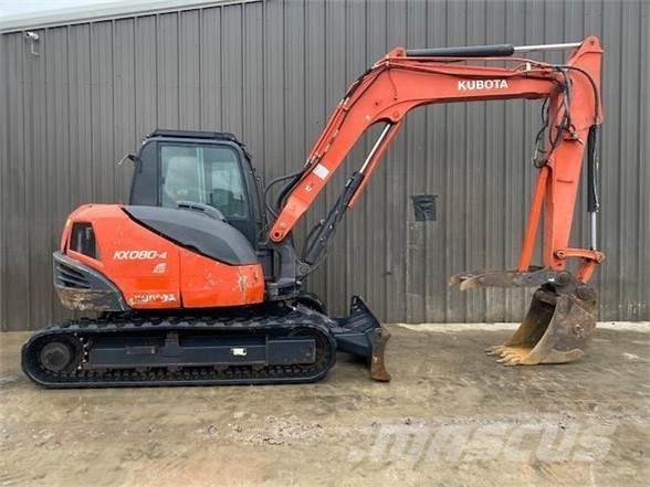 Kubota KX080-4 Гусеничні екскаватори