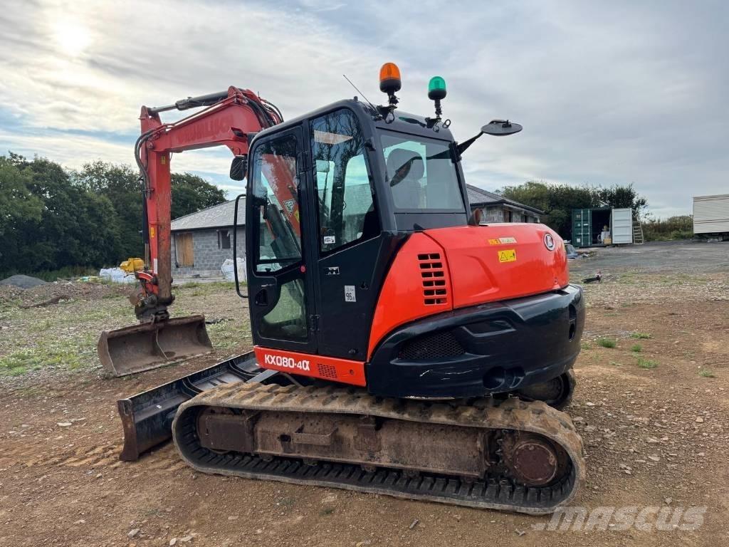 Kubota KX 080-4 Середні екскаватори 7т. - 12т.