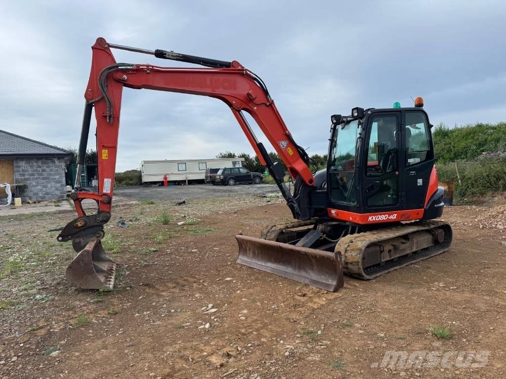 Kubota KX 080-4 Середні екскаватори 7т. - 12т.