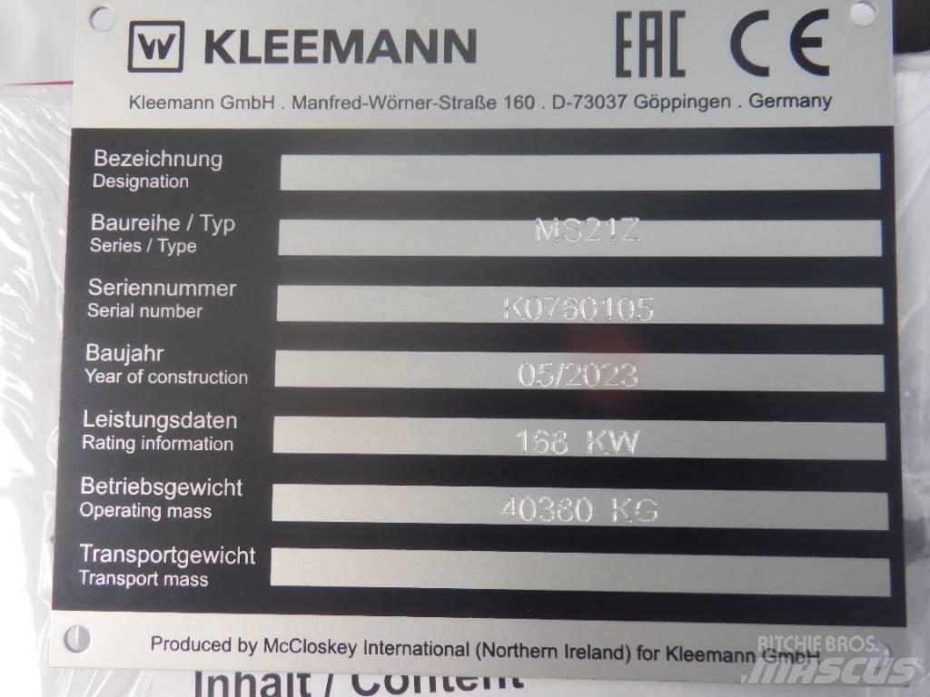 Kleemann MS 21 Z Просіювачі