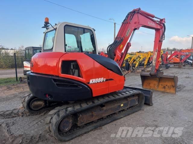Kubota KX 080-3 Середні екскаватори 7т. - 12т.