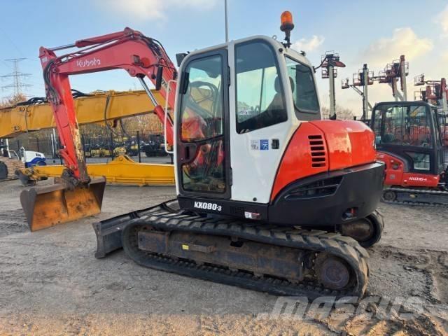 Kubota KX 080-3 Середні екскаватори 7т. - 12т.