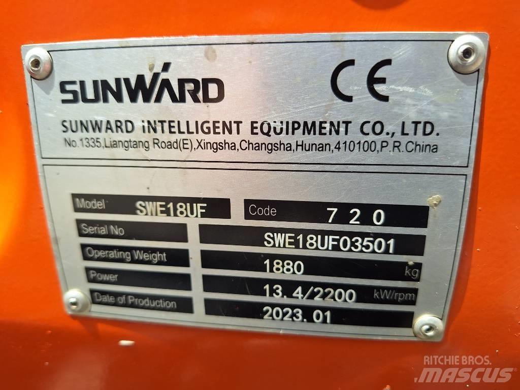 Sunward SWE 18 UF Міні-екскаватори < 7т