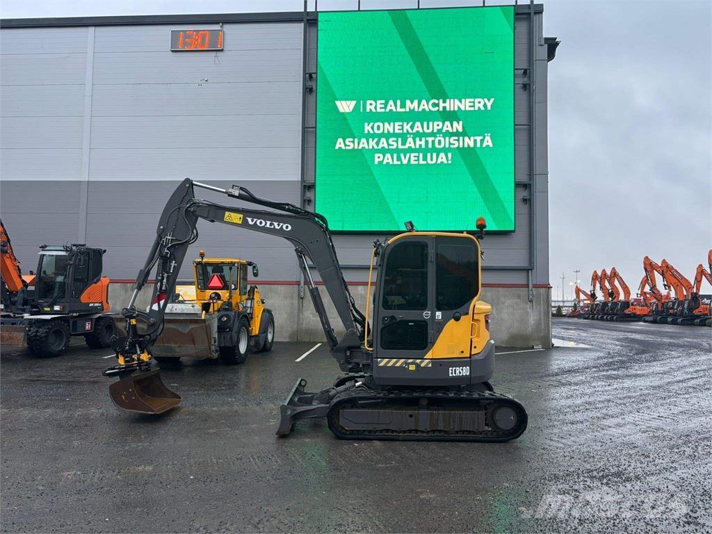 Volvo ecr58d Міні-екскаватори < 7т