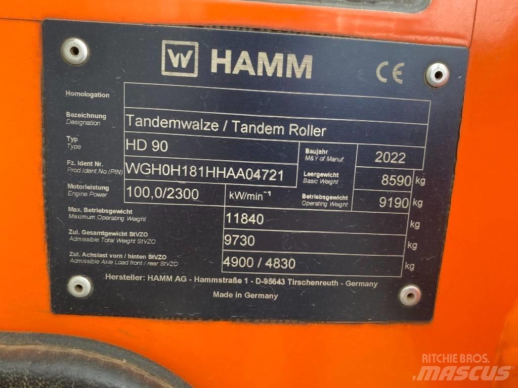Hamm HD 90 Котки тротуарні