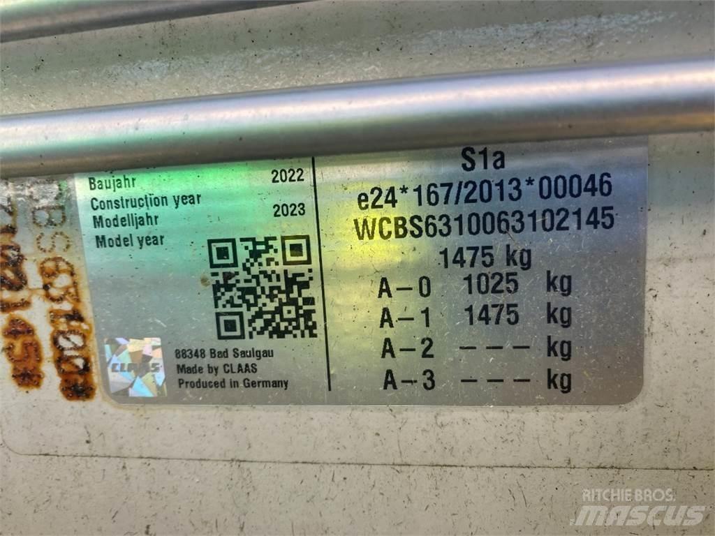 CLAAS VOLTO 1300 T Граблі і сінозворушувачі