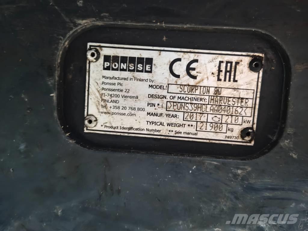 Ponsse Scorpion Харвестери
