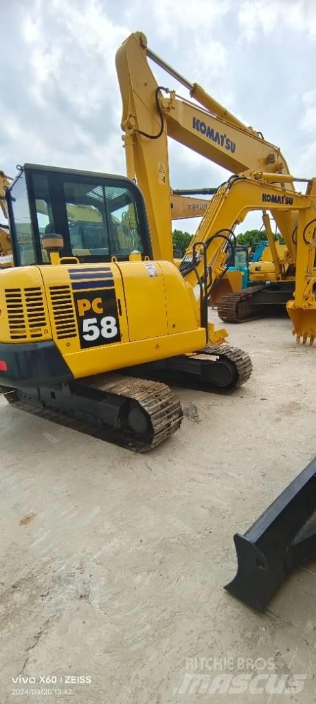 Komatsu PC 58 Міні-екскаватори < 7т