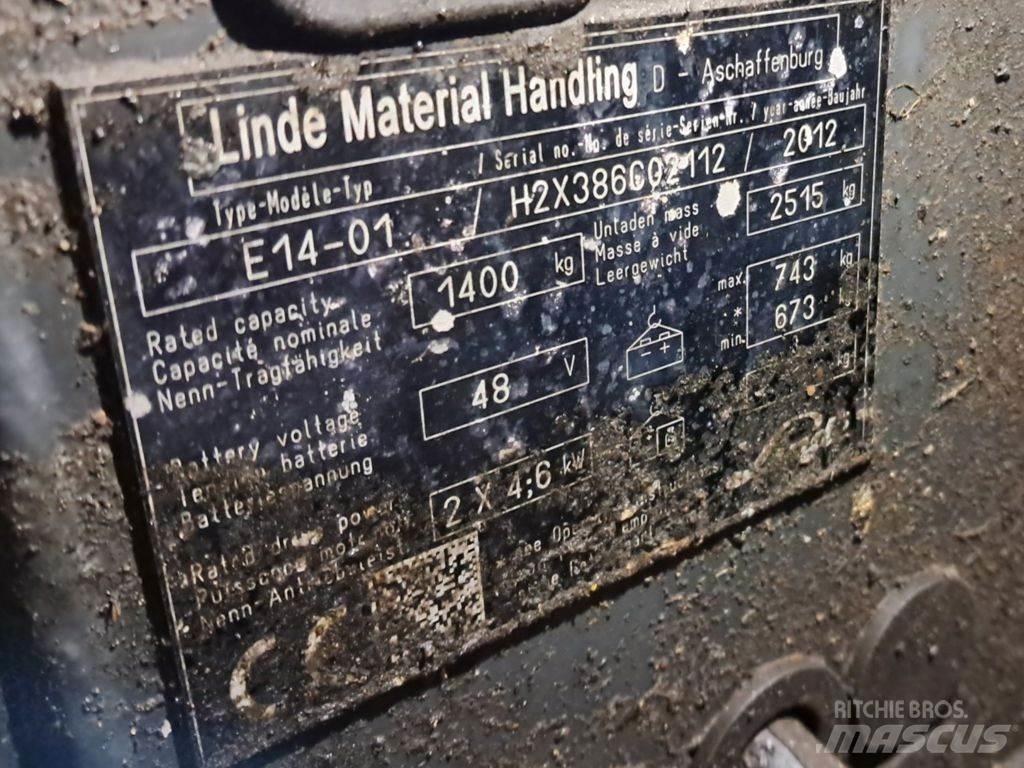 Linde E14-01 Електронавантажувачі