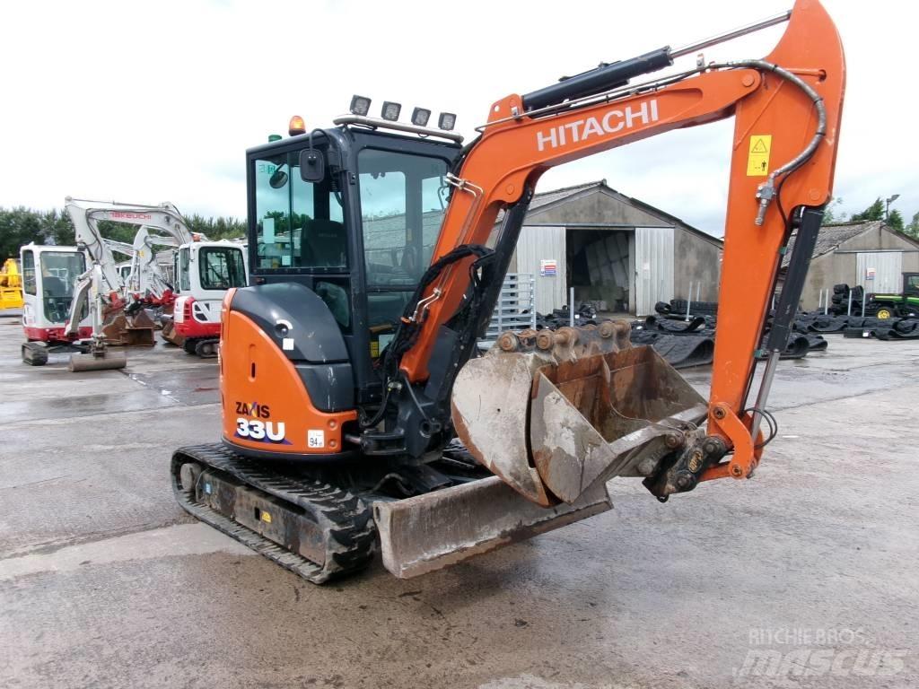 Hitachi Zaxis 33U-6 Міні-екскаватори < 7т