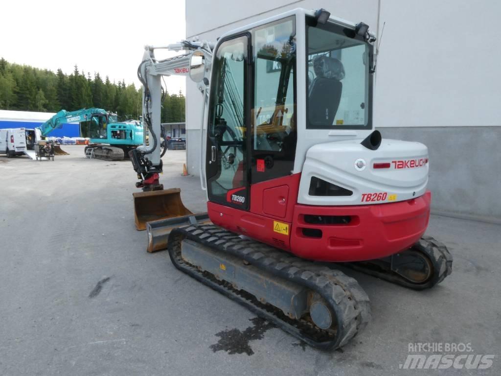 Takeuchi TB260 Міні-екскаватори < 7т
